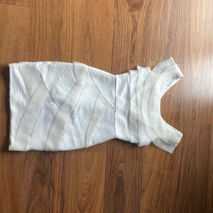 BCBGMaxazria white short dress